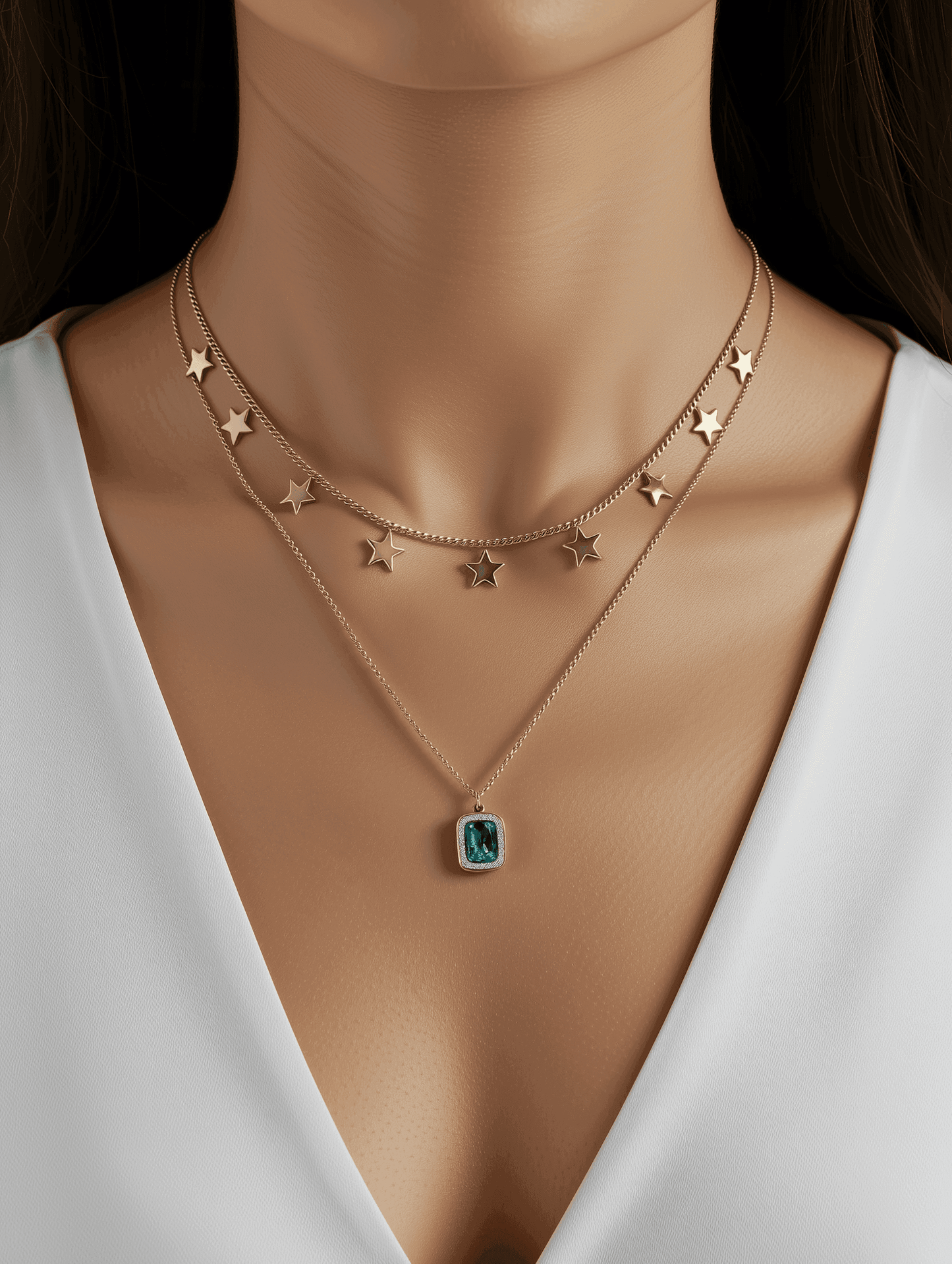 Galaxy Glimmer Necklace - Joudella